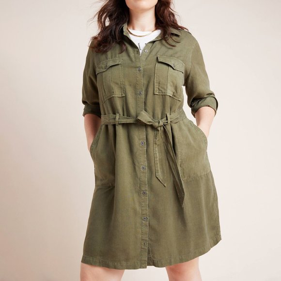 Anthropologie Dresses & Skirts - Anthro Cloth & Stone Eryn Utility Shirtdress